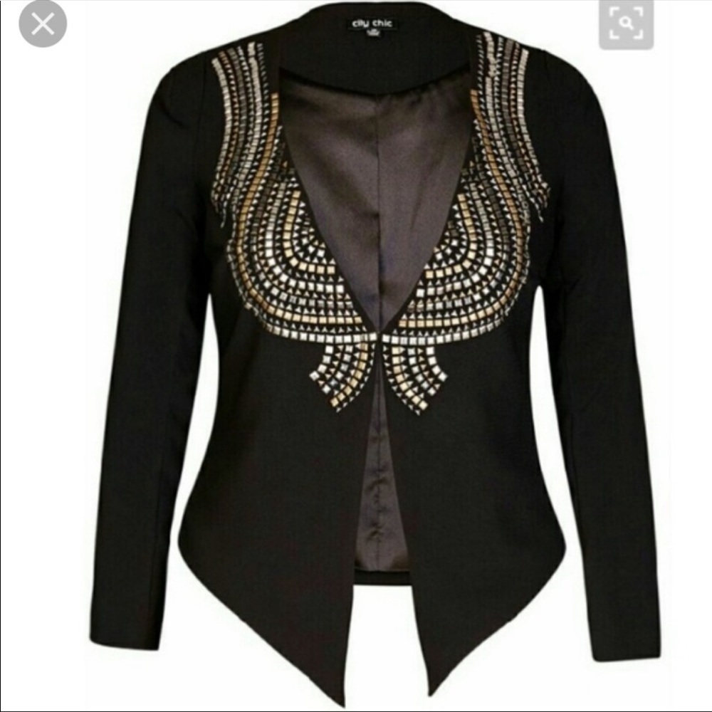 COPY - City Chic Studded Jacket
